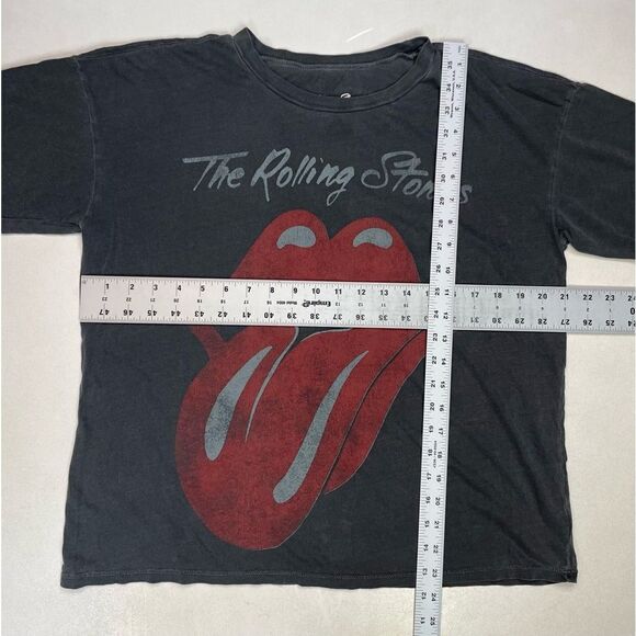 The Rolling Stones Graphic T-shirt Women Large Gray Short Sleeve Music - Picture 6 of 6